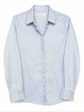 ​Contemporaine Simons Light Blue Button Down Long Sleeve Professional Work Shirt